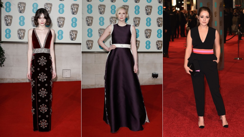 Illustration for article titled Bright Red, Boring Tuxedos and Lots of Whos at 2016 BAFTA